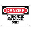 Nmc Danger Authorized Personnel Only Sign, D9EB D9EB