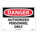 Nmc Danger Authorized Personnel Only Sign, D9RB D9RB