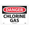 Nmc Danger Chlorine Gas Sign, D484PB D484PB