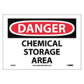 Nmc Danger Chemical Storage Area Sign, D239P D239P