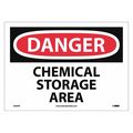 Nmc Danger Chemical Storage Area Sign, D239PB D239PB