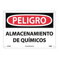 Nmc Danger Chemical Storage Area Sign - Spanish, SPD239RB SPD239RB