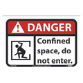Nmc Danger Confined Space Do Not Enter, DGA82P DGA82P