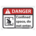 Nmc Danger Confined Space Do Not Enter, DGA82R DGA82R