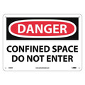 Nmc Danger Confined Space Do Not Enter Sign, D383EB D383EB