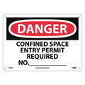 Nmc Danger Confined Space Entry Permit Required Sign, D488AB D488AB
