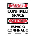 Nmc Danger Confined Space Sign - Bilingual, ESD670PB ESD670PB