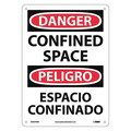 Nmc Danger Confined Space Sign - Bilingual, ESD670RB ESD670RB