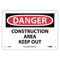 Nmc Danger Construction Area Keep Out Sign D404A