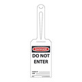 Nmc Danger Do Not Enter Ez Hang Tag, Pk25 RPTH3