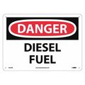Nmc Danger Diesel Fuel Sign, D427RB D427RB