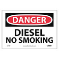 Nmc Danger Diesel No Smoking Sign, D18P D18P