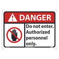 Nmc Danger Do Not Enter Authorized Personnel Only, DGA77RB DGA77RB