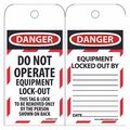 Nmc Danger Do Not Operate Equipment Tag, Pk25 LOTAG11ST