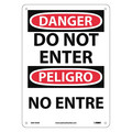 Nmc Danger Do Not Enter Sign - Bilingual, ESD104AB ESD104AB