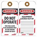 Nmc Danger Do Not Operate This Tag, Pk25 LOTAG10-25