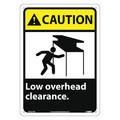 Nmc Caution Low Overhead Clearance Sign CGA31RB