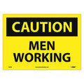 Nmc Caution Men Working Sign, C69PB C69PB