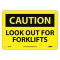 Nmc Caution Look Out For Forklifts Sign, C550A C550A