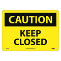 Nmc Caution Keep Closed Sign, C81AB C81AB