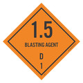 Nmc Dot Shipping Label, D1, 1.5 Blasting Agents, Pk25 DL20AP