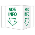 Nmc Sds Info 3-View Sign, VS99W VS99W