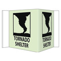 Nmc Tornado Shelter 3-View Sign GLV52