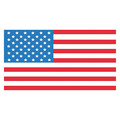 Nmc American Flag Graphic Hard Hat Emblem, Pk25 HH92