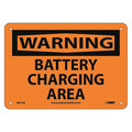Nmc Battery Charging Area Sign, W412A W412A