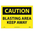 Nmc Blasting Area Keep Away Sign C422PB