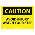 Nmc Caution Avoid Injury Watch Your Step Sign, C418PB C418PB