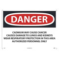 Nmc Danger Cadmium May Cause Cancer Sign, D28AD D28AD
