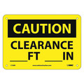 Nmc Caution Clearance Sign, C100R C100R