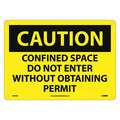 Nmc Caution Confined Space Do Not Enter Sign, C440RB C440RB