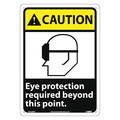 Nmc Caution Eye Protection Required Sign CGA26RB