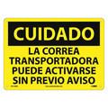 Nmc Caution Equipment Safety Sign - Spanish SPC130RB