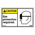 Nmc Caution Eye Protection Required Label, Pk5 CGA10AP