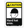 Nmc Caution Hard Hat Area Sign CGA1P