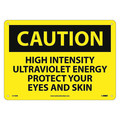 Nmc Caution Eye Skin Protection Sign C518RB