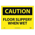 Nmc Caution Floor Slippery When Wet Sign, C496PB C496PB