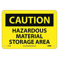 Nmc Caution Hazardous Material Storage Area Sign, C310R C310R