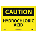 Nmc Caution Hydrochloric Acid Sign, C527PB C527PB