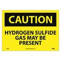 Nmc Caution Hydrogen Sulfide Gas May Be Present Sign, C528PB C528PB