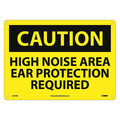 Nmc Caution High Noise Area Ear Protection R, 10 in Height, 14 in Width, Rigid Plastic C519RB
