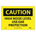 Nmc Caution High Noise Level Use Ear Protection Sign C161P