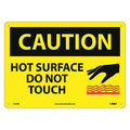 Nmc Caution Hot Surface Do Not Touch Sign, C525RB C525RB