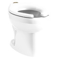 Kohler Toilet Bowl, Flush 1.1 to 1.6 gal., White K-96053-SSL-0