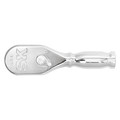 Sk Professional Tools 3/8" Drive 90 Geared Teeth Pear Head Style Hand Ratchet, 4" L, Chrome Finish 80201