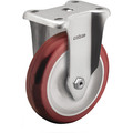 Colson 5" X 1-1/4" Non-Marking Polyurethane Hi-Tech Rigid Caster, No Brake, Loads Up To 300 lb 2.05408.944