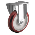 Colson 5" X 1-1/4" Non-Marking Polyurethane Hi-Tech Rigid Caster, No Brake, Loads Up To 275 lb 2.05208.95